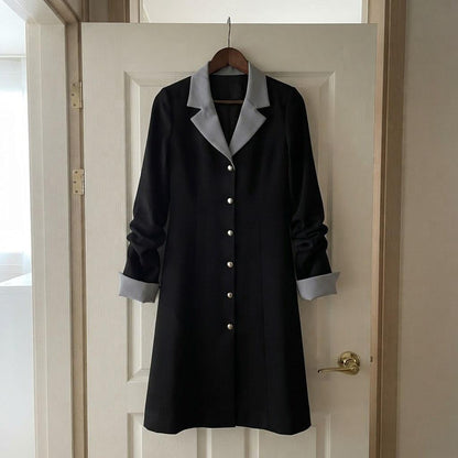 Alishba Co-ard Black gray neck