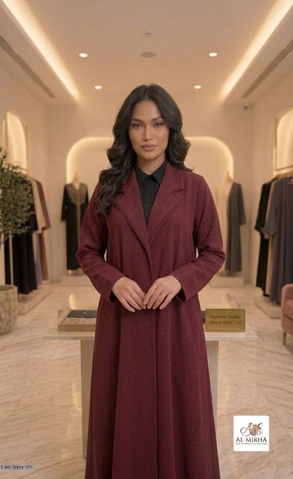 Nida Stuff Coats for Women | Elegant Abaya Style Long Coat|alsaadabaya|Pakistan