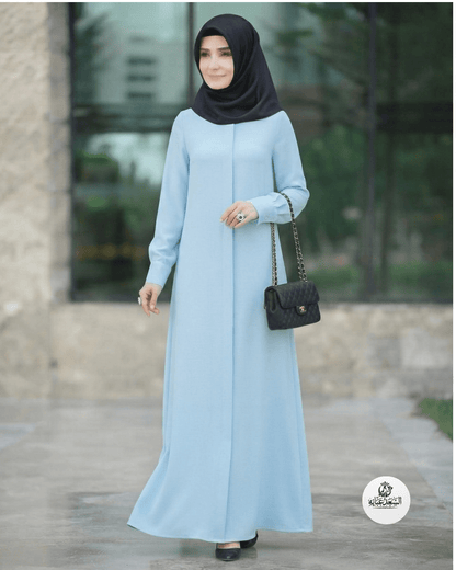 *"Hani" Abaya -Sky Blue - alsaadabaya