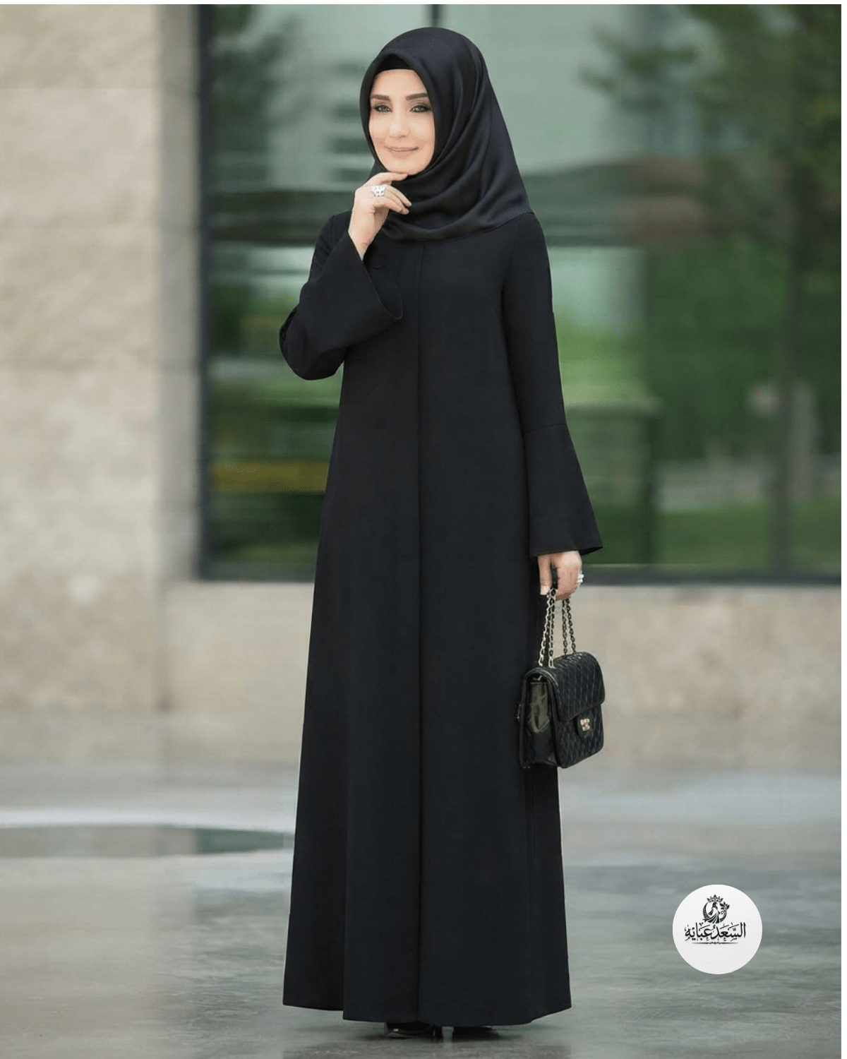 *"Hania" Abaya -Black* - alsaadabaya