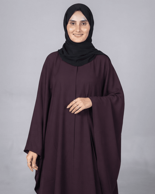 "Zevi"Kaftan Abaya-Plum - alsaadabaya